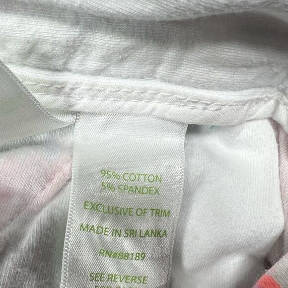 Lilly Pulitzer Shorts Womens Size 4 Tropical Punch Knit Callahan Fruit Pattern - Picture 10 of 12